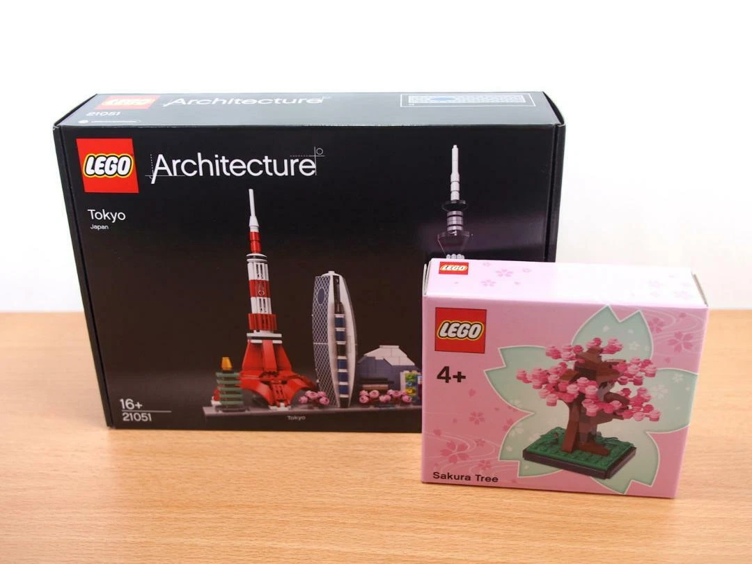 LEGO Architecture Tokyo + Sakura Mini Set (Japanese Limited Edition)