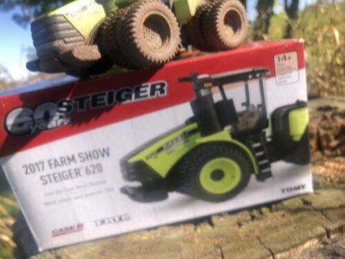 1/64 2017 Farm Show Steiger 620 Case Ih 4WD Tractor Ertl Custom Muddy Version - Picture 4 of 5