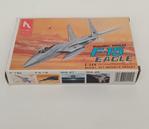 McDonnell Douglas F-15 Eagle 1/144 Plastic Small Model Kit Plane Jet Hobby Craft - Picture 5 of 8