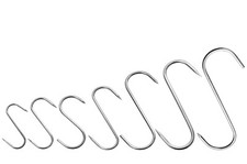 Fleischerhaken S Haken Metzgerhaken Fleischhaken Räucherhaken 80-220 mm rostfrei