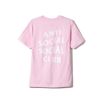 Anti Social Social Club Pink T-Shirt Brand New Size Large Tee | eBay