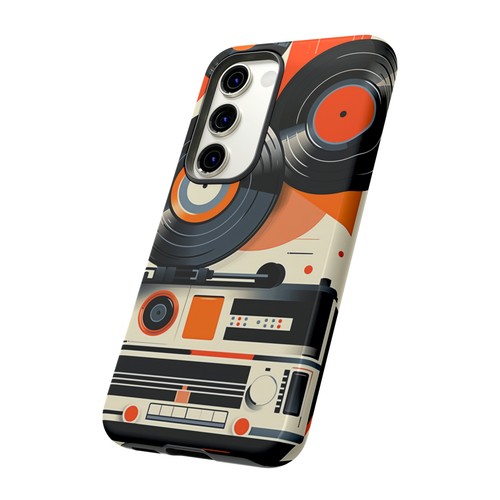 Impression designer disque vinyle rétro, étui robuste, pour iPhone et Samsung Galaxy - Photo 27/43