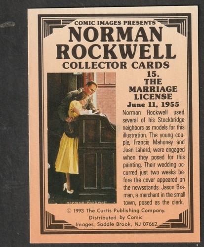 1993 Norman Rockwell Collector Cards NRMT Comic Images Set Break U Choose JUN24 - Picture 12 of 83
