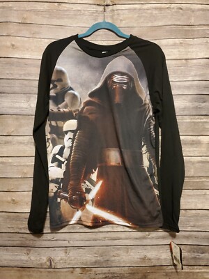 Kohls Star Wars Fifth Son Mens Size Small Long Sleeve Shirt Black