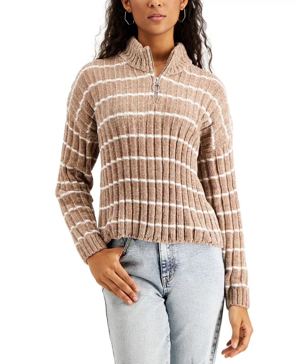 Ribbed chenille sweater sale