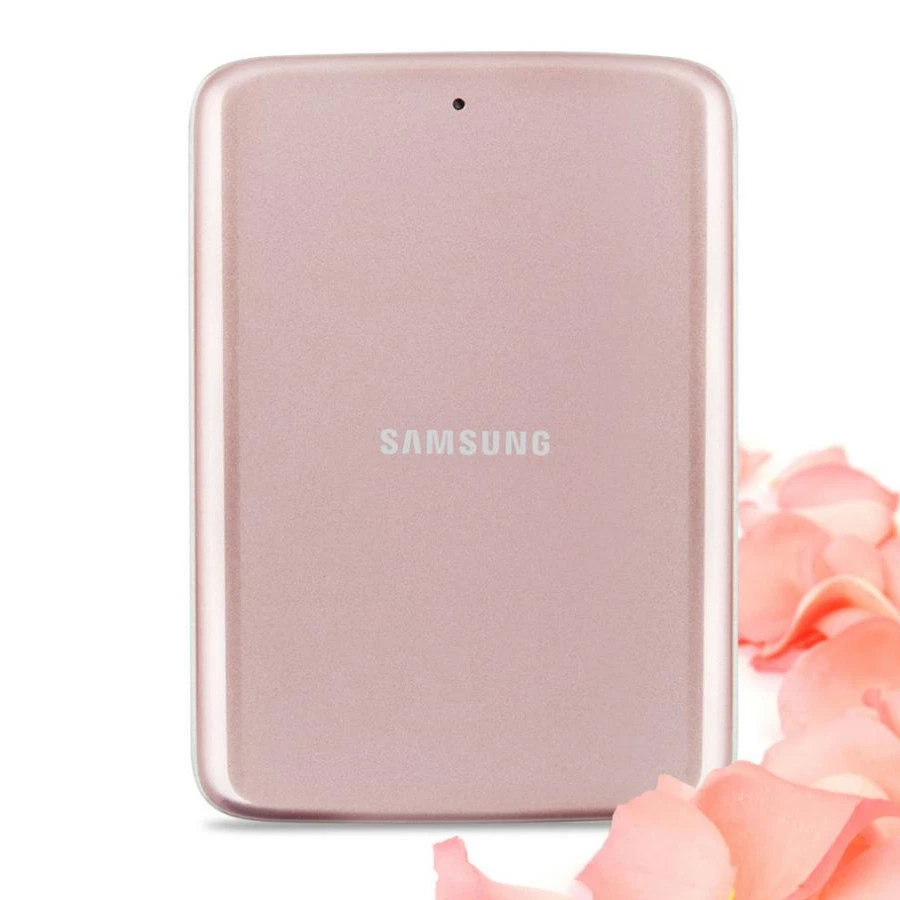 Samsung H3 Portable External Hard Disk Drive HDD USB 3.0 1Tb [ Pink Gold ] - Image 2 of 4