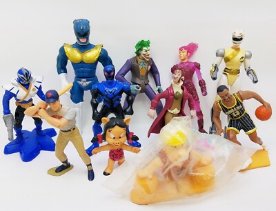 Mixed Lot Action Figures Vintage And Non-Vintage Baseball Basketball