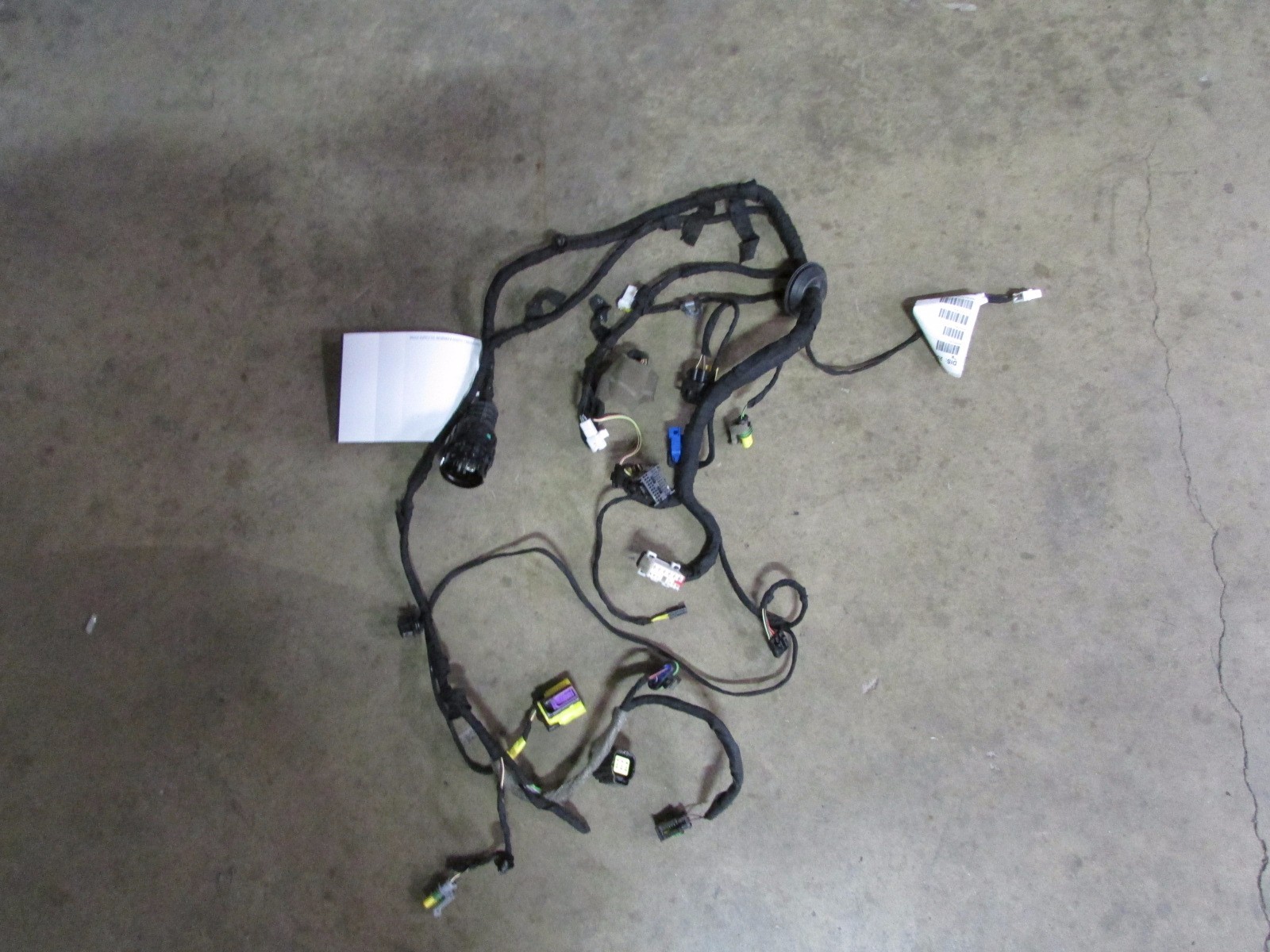 Ferrari California, LH, Left Door Wiring Harness, Used, P/N 256506
