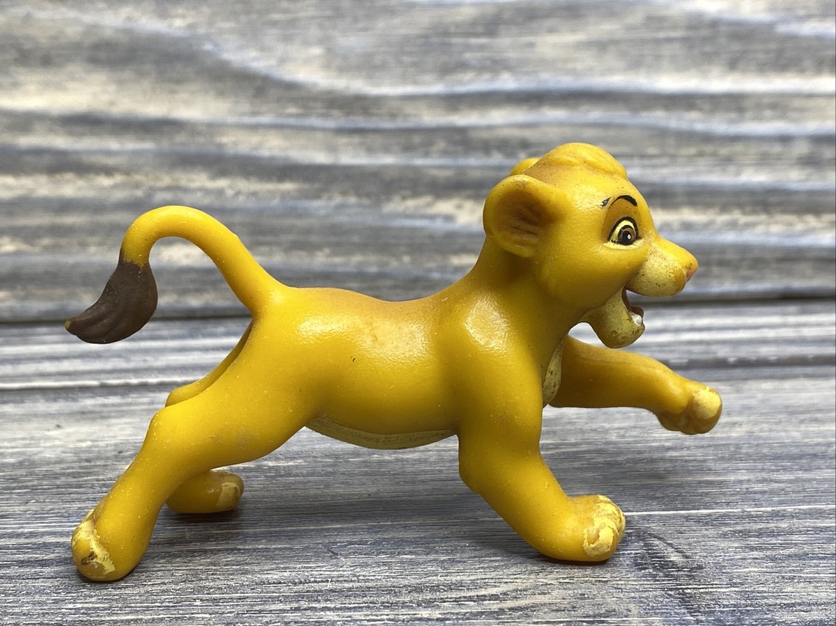 Vintage Disney The Lion King Child Simba Running Plastic