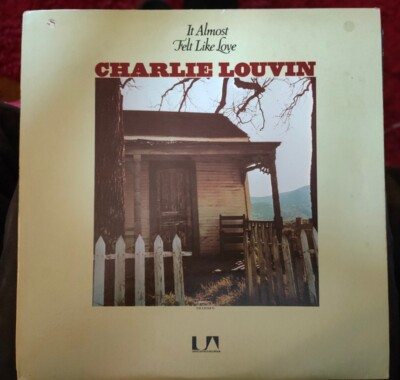 Charlie Louvin It Almost Felt Like Love LP vinyl USA United Artists 1974 sleeve