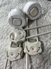 Lot Of 5 Safety 1st 3 Cabinet Slide Locks  2 Door Knob Child Protective Plastic