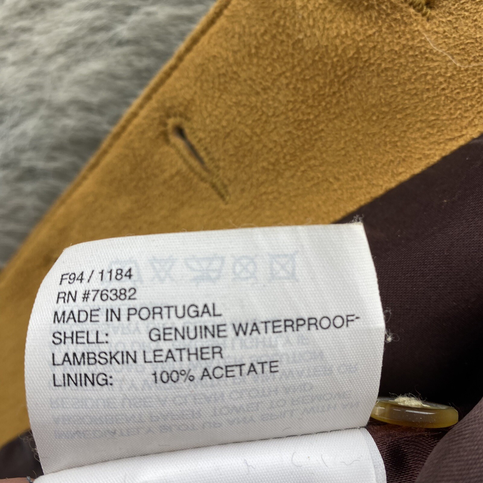 Timberland Tan Lambskin Leather Vest Weather Gear… - image 4