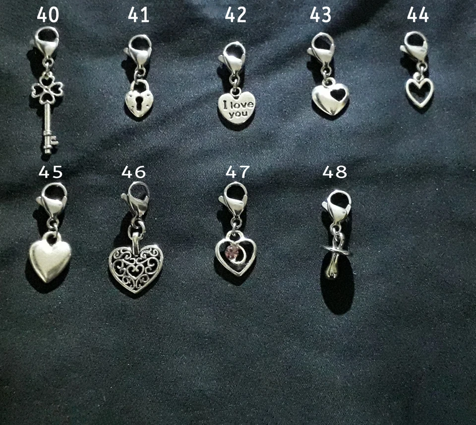 Ciondolo PORTAFORTUNA con clip Moschettone per Bracciale Collana mano di fatima - Immagine 4 di 4