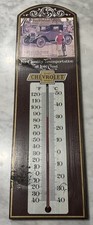 Vintage Chevrolet Car Wood Thermometer Sign By George Nathan No. 1369 Vintage Chevrolet Car Wood Thermometer Sign By George Nathan No. 1369