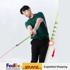 EIGHTEEN H Pro Impactor Golf Swing Line Trainer Heo Seok Pro Training Aid +Track