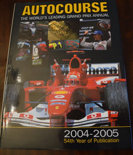 2004-2005 "AUTOCOURSE" GRAND PRIX ANNUAL. Foreword by Micheal Schumacher