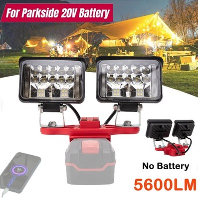 LED Arbeitsleuchte Für Parkside X20V Team Werkstattlampe Handlampe Handstrahler