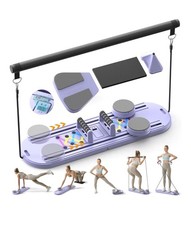 Pilates Board,Multifunctional Rebound Abdominal Board,Foldable Pilates Reformer