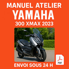 Manuel Atelier Yamaha 300 XMAX 2023 Revue Technique Moto Français RMT CD PDF