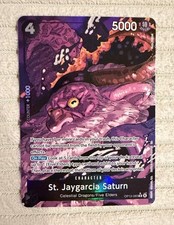 St. Jaygarcia Saturn Foil One Piece Card OP13-083 Rare AA Alt Art