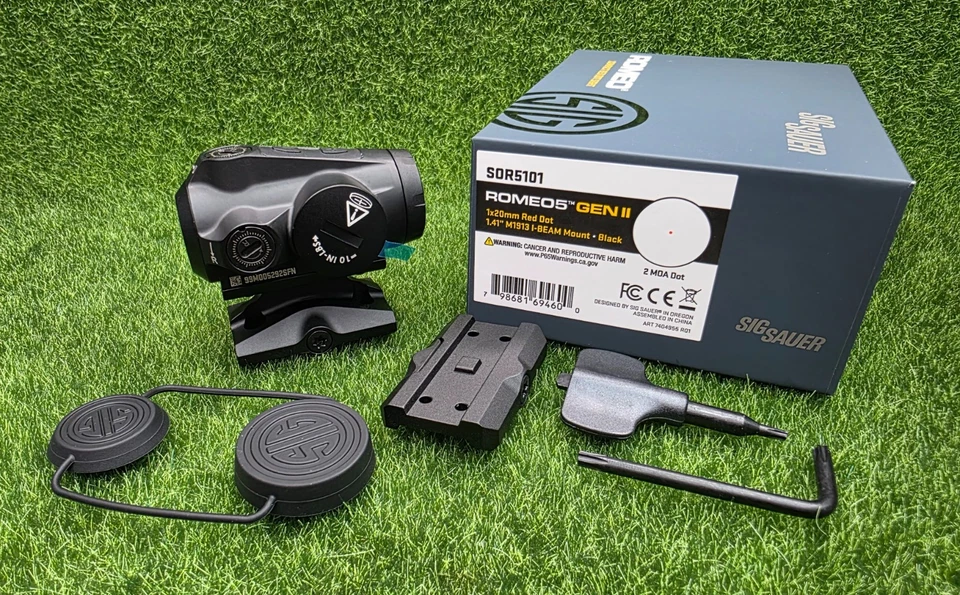 SIG SAUER ROMEO5 GEN II 1x20 mm compacto duradero IPX-7 con montaje en I-Beam #SOR5101 Foto 2 de 4