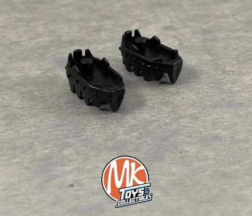 1988 GI JOE 3.75” - BLIZZARD (V1 / S7) ACCESSORIES - 2 ICE SHOES