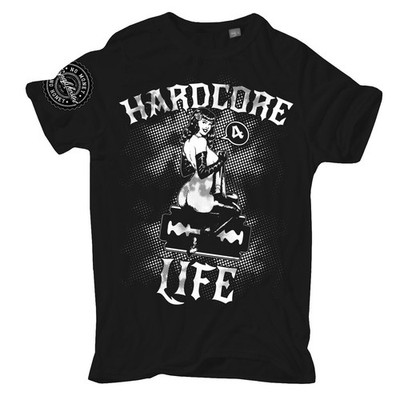 T-Shirt Hardcore 4 Life M bis 8XL rockn roll sexy erotik star crew support