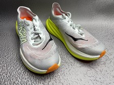Hoka One One Men  s Mach X 2 Frost Citrus Running Sneakers Size US 10