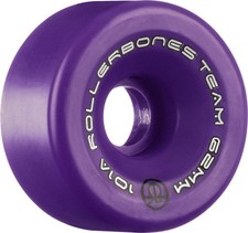 Rollerbones Team Logo Wheels 8pk Purple 