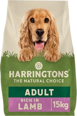 BRANDED Harringtons Complete Dry Adult Dog Food Turkey & Veg 15kg-Made with All Natural