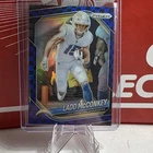 2025 Panini Prizm Football Black and Blue Checker Ladd McConkey #18