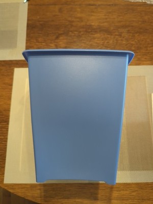 Nice Blue Rubbermaid Bathroom Trash Can Waste Basket 2382 10.5''x9.5'' Square