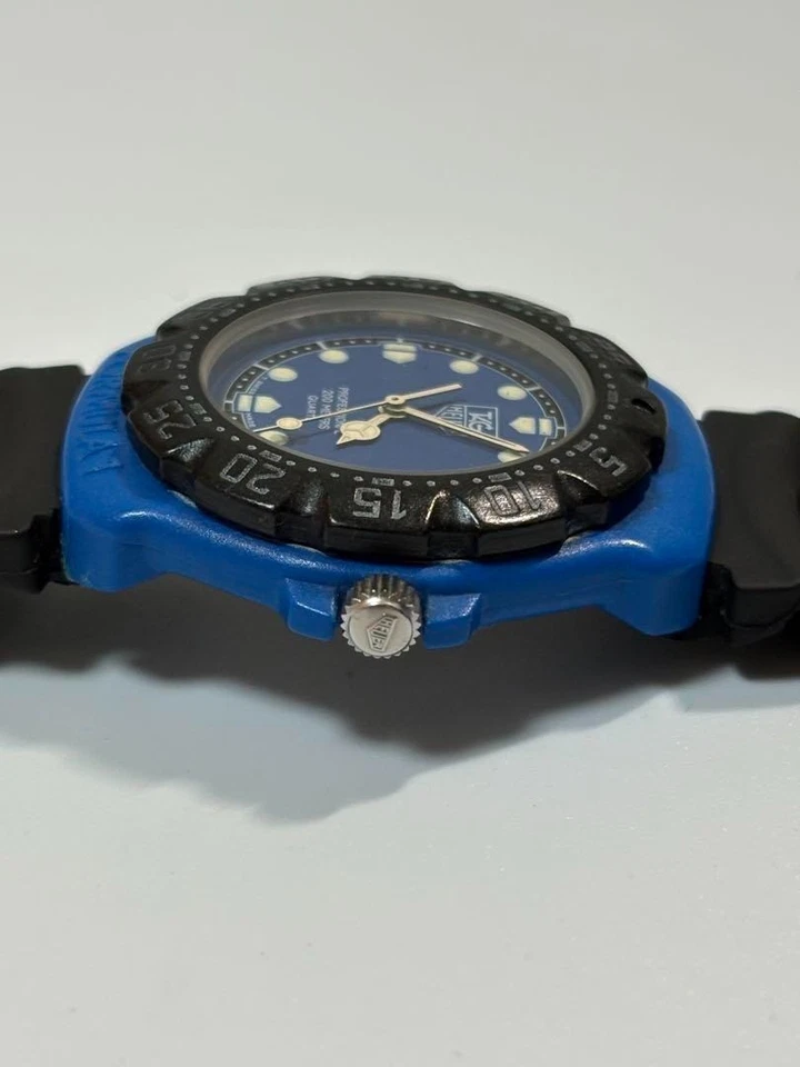 Часы мужские TAG HEUER 381.513/1 Formula 1 Pro синие черные б/у - Изображение 4 из 4