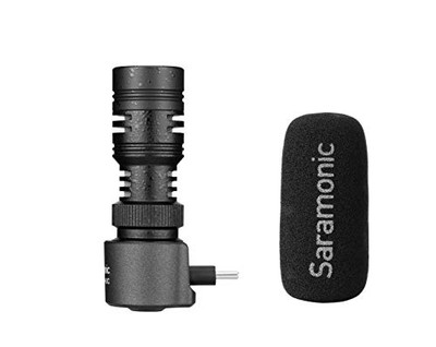 Saramonic SmartMic+UC gerätemontierbares Shotgun Mikrofon mit USB-C & Kopfhörer