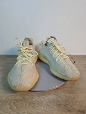 Men's Size 7.5 - adidas Yeezy Boost 350 V2 Butter Yellow Sneakers  F36980