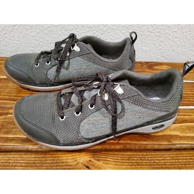 Chaco Women's Sneaker 10.5 Gray Kanarra Mesh Hiking Outdoor Trail Comfort Shoes