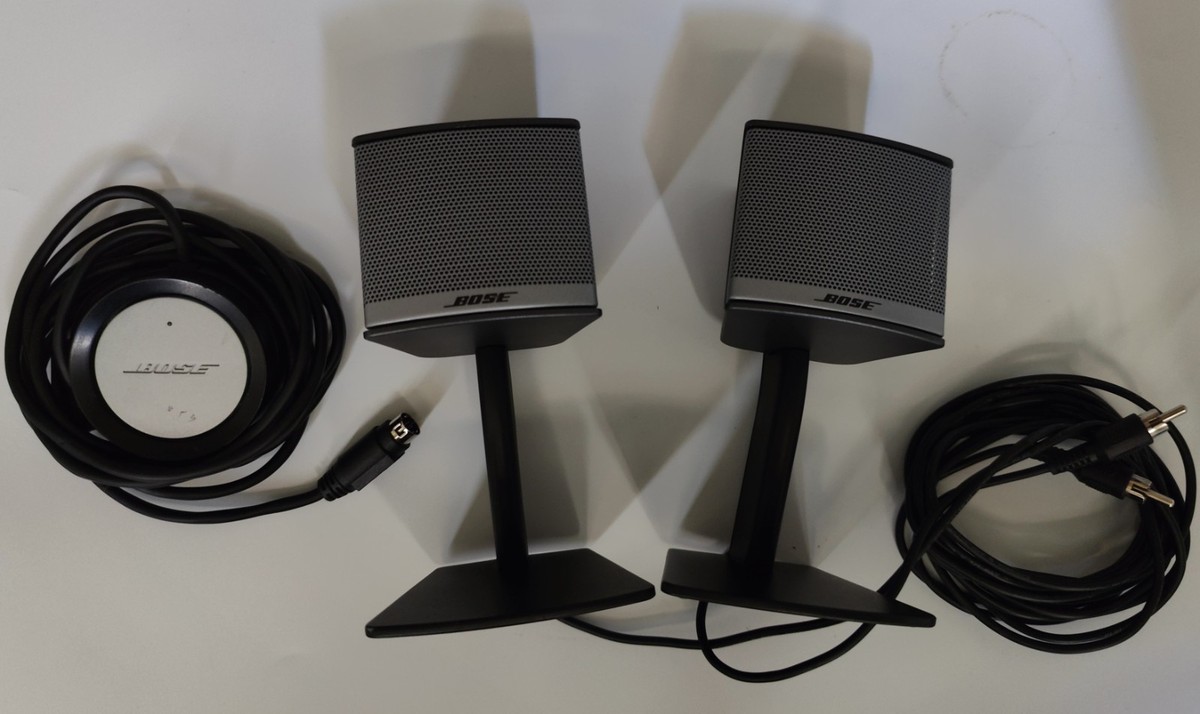 Pair Bose Companion 3 Series I Multimedia Speaker System Satellite