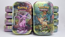 [Lot de 10] Mini Tins Evolutions Prismatiques Neuves - Mentali & Phyllali - FR