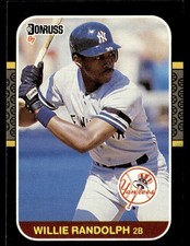 1987 Donruss Willie Randolph New York Yankees #154
