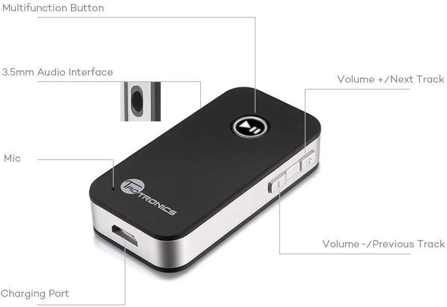 USB Wireless Bluetooth 5.0 Transmitter Receiver for Car Music Audio Aux Adapter - Image 4 of 4