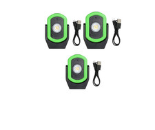 Maxxeon MXN00811 720 Lumens Rechargeable LED Worklight - HiViz Green 3 PACK DEAL