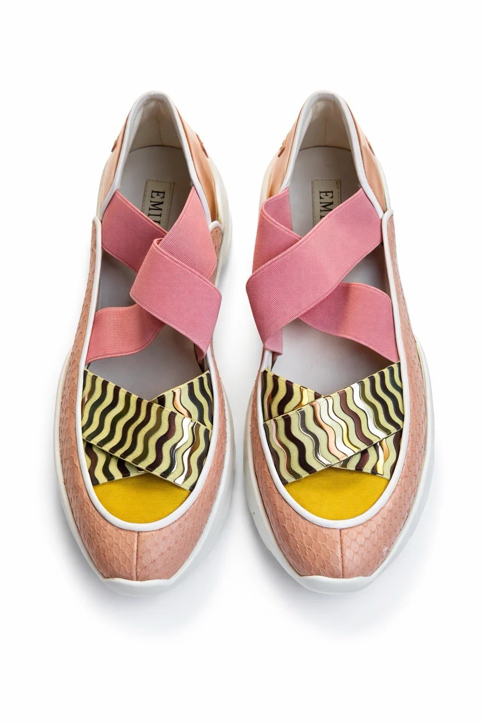 EMILIO PUCCI MULTICOLOR LEATHER AND PYTHON CITY U… - image 1