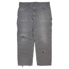 Vintage Carhartt Dungaree Pants Light Grey
