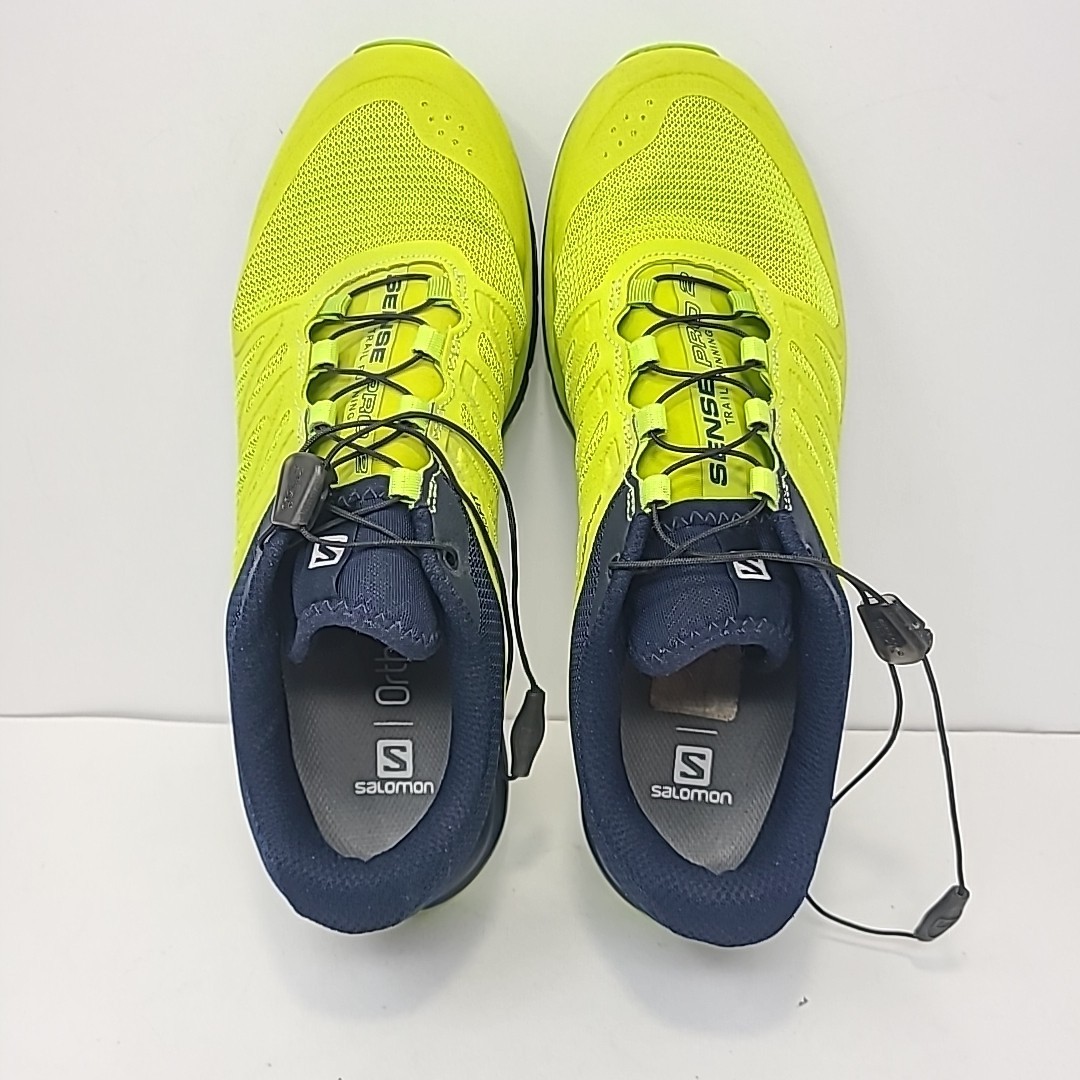 Scarpe da trail running Salomon Sense Pro 2 da uomo taglia 8 5 verde fluo blu BELLE