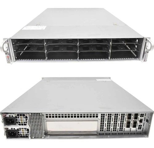 Supermicro CSE828 826JBOD-7 2U Rack Storage JBOD 12xLFF 3.5  BPN-SAS3-826EL2