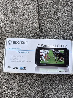 Axion Portable LCD Stereo TV 7'' Widescreen Model AXN-8706