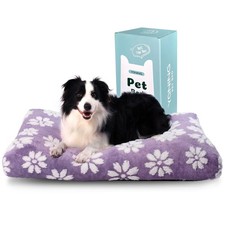 Dog Beds for Large Dogs, Cute Thick Dog Bed for Crate Kennel, Fluffy Pet Bed ...