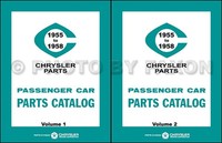 1955-1958 Mopar Teilekatalog Reprint Dodge Plymouth Chrysler Desoto