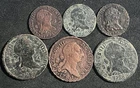 Cincin19,LOTS"Very Nice 6 Cobres by Charles III