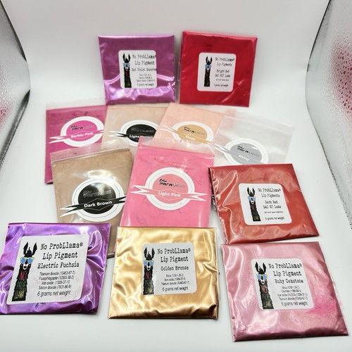 Mica Powder Pigments Lot of 12 ParaMiss No ProbLlama